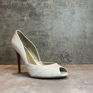 ALDO Peep Toe Folded Leather Pump